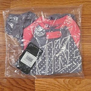 NIKE Babygirl footed onsie